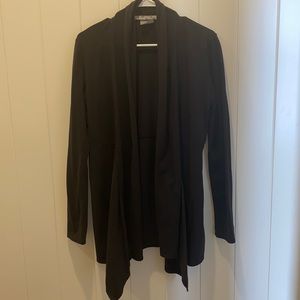 Black Athleta Open Front Cardigan
